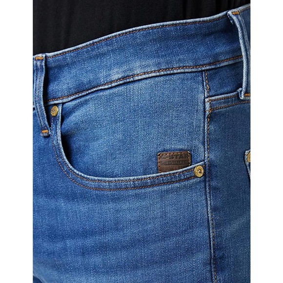 G-Star Raw Men's Revend Skinny Fit Jeans, Medium Indigo Aged, 24W x 34L - Picture 4 of 4